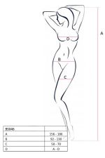 Body sexy de red con efecto liguero y medias – BS046 Passion