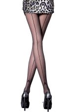 Miriam – Collant sexy con cucitura 20 denari – Fiore