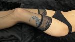 Calze autoreggenti fantasia con effetto tatuaggio – Ballerina 535
