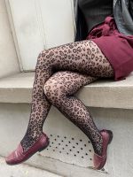 Leopardo – Medias Fantasía con Estampado de Leopardo – Veneziana