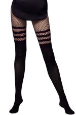 Luna – Pantimedias fantasía de gran red con efecto opaco – Veneziana