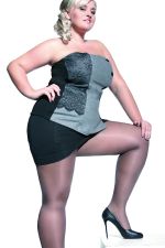 Kiara – Pantimedias finas para mujeres con curvas, 20 den – Adrian