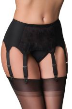 Candice – Reggicalze nero sexy con 8 attacchi