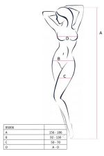 Body Sexy de Rejilla con Efecto Ilusión de Liguero – BS006 Passion