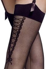 Eva – Medias para Liguero con Costura Retro Vintage – Veneziana