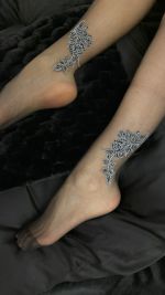 Calze autoreggenti fantasia con effetto tatuaggio – Ballerina 535