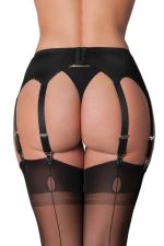 Candice – Reggicalze nero sexy con 8 attacchi