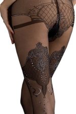 Orient Charm – Collant chic e sensuale con motivo brillante – Fiore