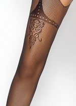 Body Sexy de Rejilla con Efecto Ilusión de Liguero – BS006 Passion