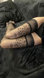 Medias negras sexys autoadherentes – 447 Ballerina
