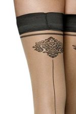Carmine – Medias sexys con diseño de costura – Veneziana