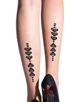 Arise – Collant sottile effetto tatuaggio – Knittex