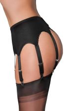 Candice – Reggicalze nero sexy con 8 attacchi