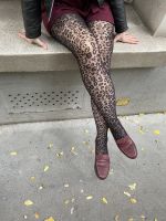 Leopardo – Medias Fantasía con Estampado de Leopardo – Veneziana