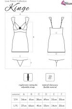 Kinge – Camisón sexy corto y transparente – Livco