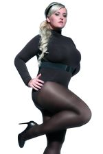 Perla – Panty Semitransparente para Mujer Curvy 40 DEN – Adrian