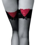 Guilty – Medias negras autofijantes sexy y elegantes – Knittex
