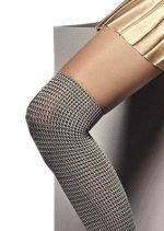Maribelle – Panty color piel con efecto calcetines altos – Veneziana