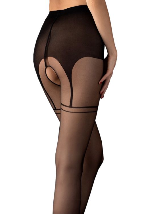 Delight – Panty abierto con efecto liguero – Fiore
