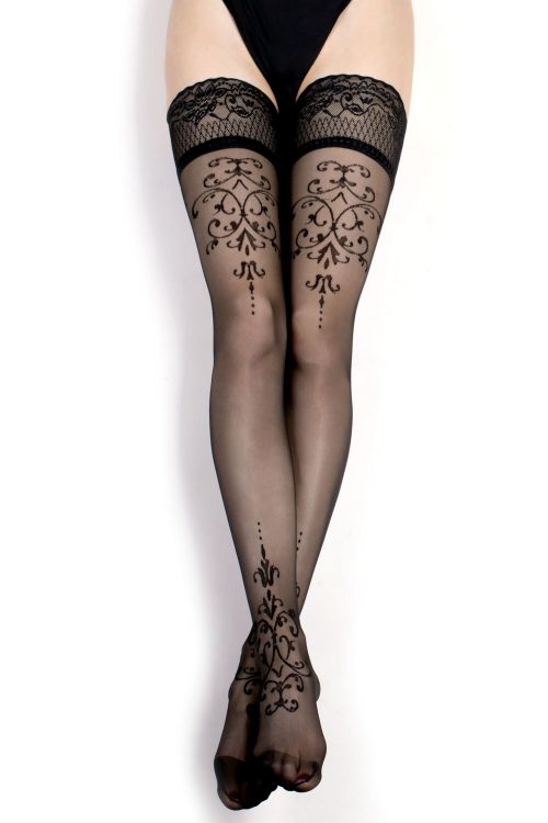 Medias negras sexys autoadherentes – 447 Ballerina