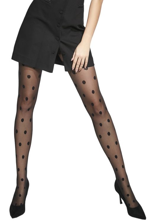Pauline – Panty talla grande con puntos negros – Adrian