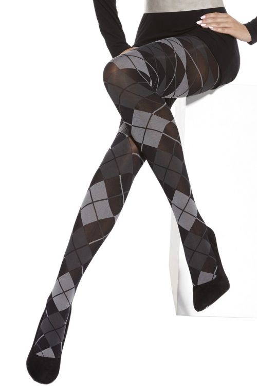 Oreada – Panty fantasía con diseño efecto jacquard – Adrian