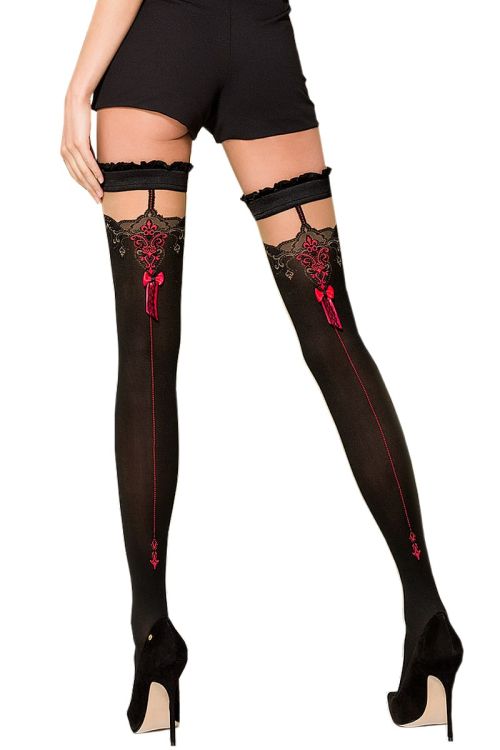ST100 – Medias Autoadhesivas Sexys con Efecto Costura – Passion