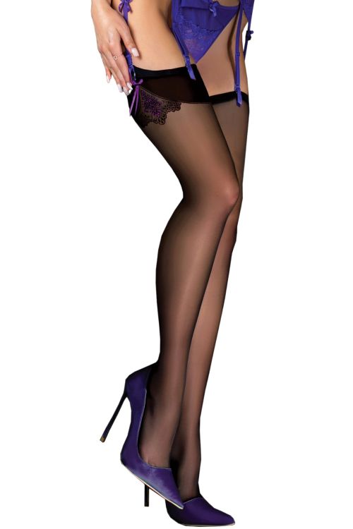 Calze Nere Eleganti per Reggicalze – Ballerina